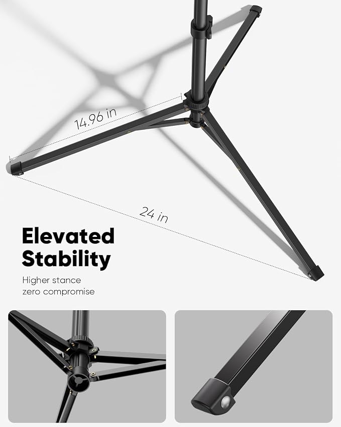 TODI 86" Tripod for iPhone, Phone Tripod Stand - Image 3