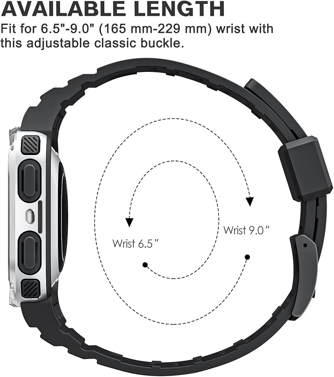 FINTIE Bands with Case Compatible with Fitbit Versa 4/3/2/1/Versa Lite/Fitbit - Image 8