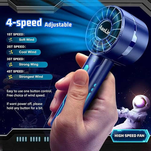 2pcs Portable Handheld Turbo Fan - Image 2
