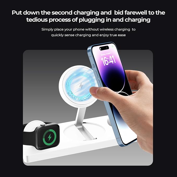 Wireless Charger Station 3 in 1, Fast Charging - Image 7