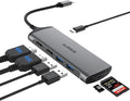 USB C Docking Station Dual Monitor, 7-in-1 Laptop Dock by Auimce
