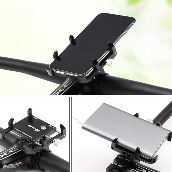 GUB Thick Case Design Bike & Motorcycle Phone Mount Handlebar Holder Adjustable - Image 3