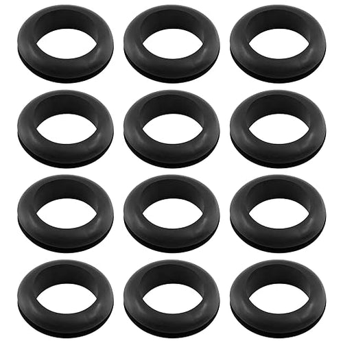 12 Pcs Rubber Grommets, 1-3/8" Inside Diameter 1-1/2" Drill Hole Rubber Wire by Kyuionty