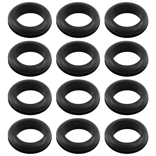 12 Pcs Rubber Grommets, 1-1/5" Inside Diameter 1-1/3" Drill Hole Rubber Wire by Kyuionty