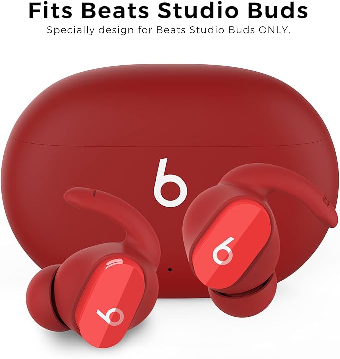 AhaStyle 3 Pairs Beats Studio Buds Ear Hooks Anti-Slip Ear Covers Silicone - Image 2