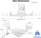 suptek Large Dual Side Clamping Bookshelf Speaker Wall Mounting Bracket - Image 3