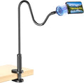 Gooseneck Phone Holder for Bed, Magnetic Cell Phone Stand for iPhone 16 15 14 by Voinap