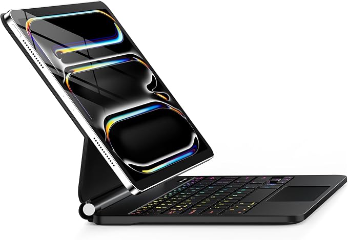 for iPad Pro 13 Inch Case with Keyboard，Magic-Style Magnetic – 7 Colors by GGQFGTOJ