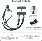 alto Crossbody Phone Lanyard: detachable patch, nylon strap - Image 4