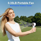 CAZOKASI Rechargeable Strong Wind Handheld Fan - Image 5