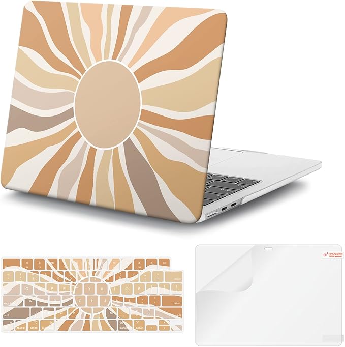 iCasso for MacBook Air 13 inch Case 2025 2024-2022 Release M4 A3240 M3 A3113 by iCasso