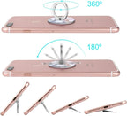 Bonoma Cell Phone Ring Holder Stand, 360 Rotation 3-Pack Universal Smartphone - Image 3