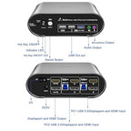 2 Computers 2 Monitors Automatic KVM Switch, Hotkey Switching, Audio and - Image 4