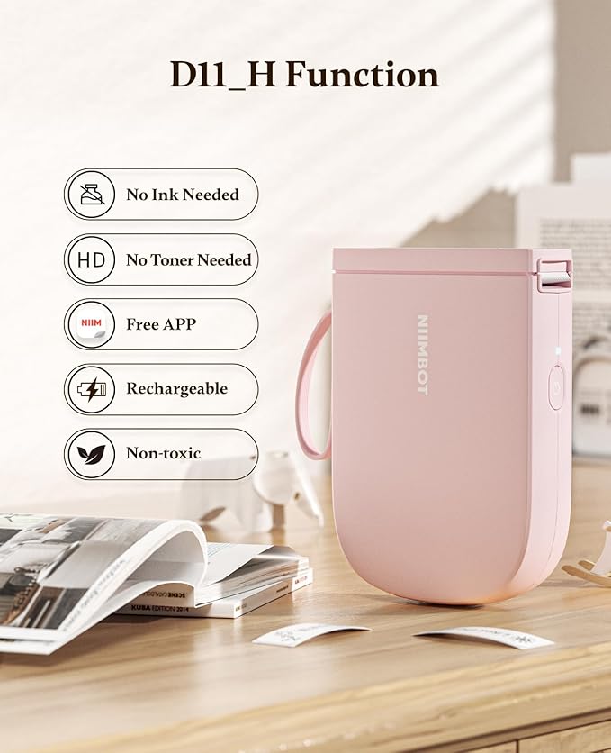 NIIMBOT Label Maker Bluetooth Mini Label Printer D11 2024 Version, Portable - Image 3