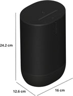 Sonos Move 2 - Black - Wireless Portable Bluetooth Speaker - Image 3