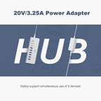 Powered USB Hub 10Gbps, intpw YH6AC 9-Port USB 3.2 /USB C Hub - Image 8