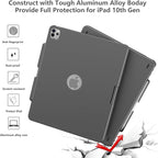 GGH Touch for iPad Keyboard Case Air 13 &12.9 iPad Pro, 360° Rotatable - Image 5