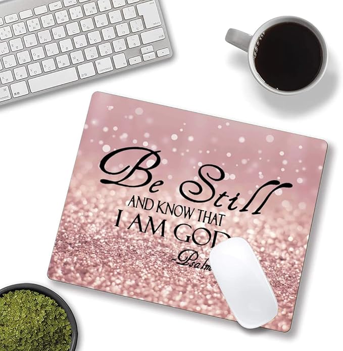 Mouse Pad, Premium-Textured Mouse Mat, Non-Slip Rubber Base Mousepad - Image 4