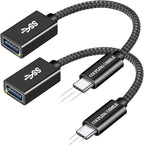 USB C to USB 3.2 Adapter, Transfer up to 10Gbps, Type C to USB(Male-Female OTG by Unknown