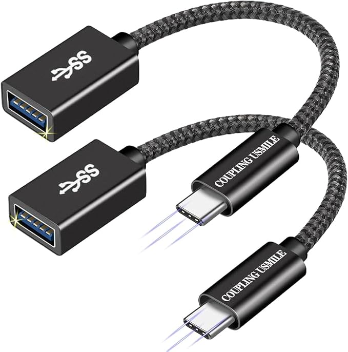 USB C to USB 3.2 Adapter, Transfer up to 10Gbps, Type C to USB(Male-Female OTG by Unknown
