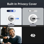 GUSGU G910 2K Quad HD Webcam for PC, - Image 4
