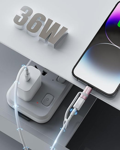36W USB C to Lightning Cable Adapter, Support Data Sync/PD Fast Charging - Image 2