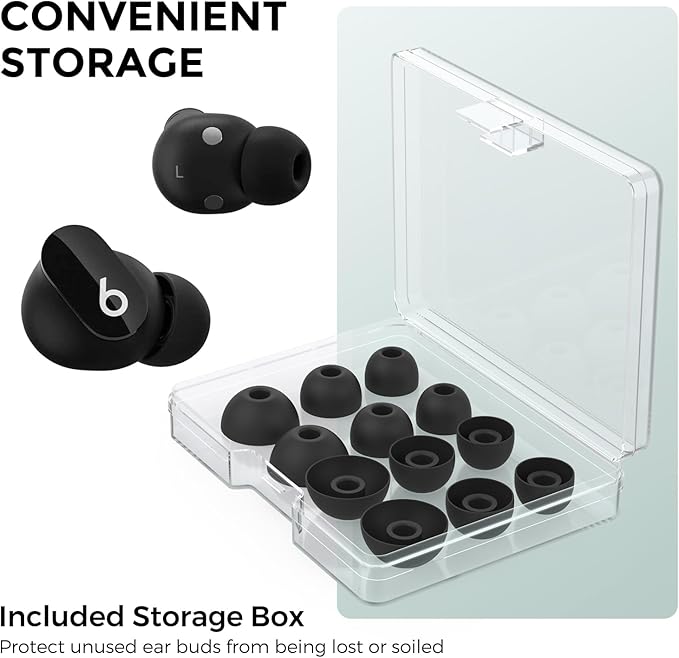 AhaStyle Ear Tips for Beats Studio Buds/Powerbeats Pro 2/Solo Buds/Fit - Image 7