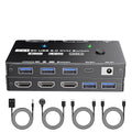 KVM Switch 1 Monitor 2 Computers 8K@60Hz, HDMI KVM Switches by Welcometothebrandflagship