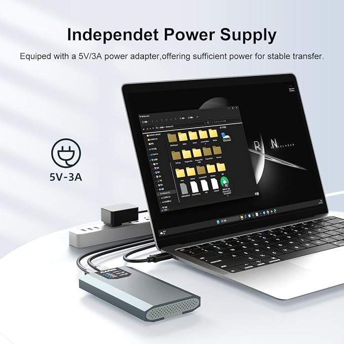 MAIWO Dual M.2 NVMe SSD Enclosure - Image 7