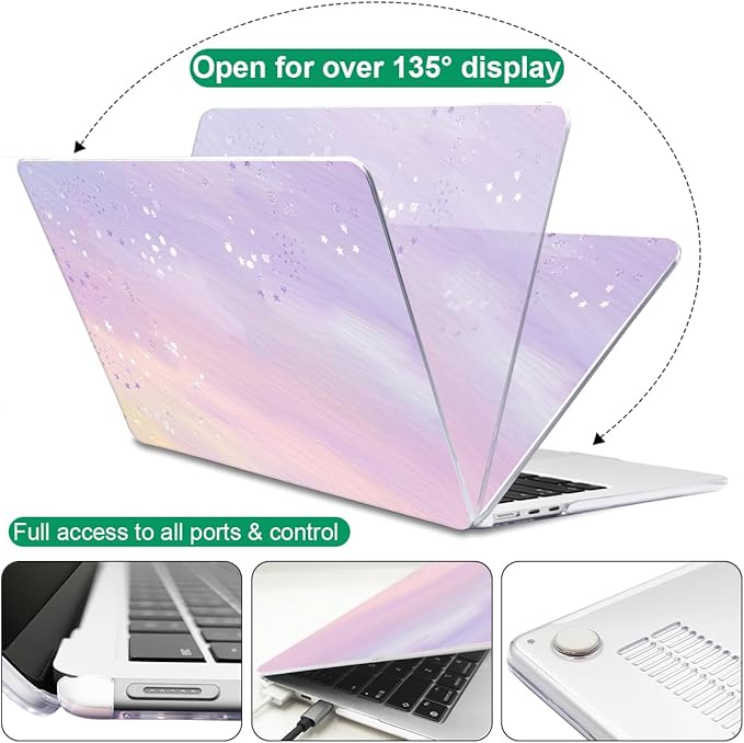 for 2025 M4 MacBook Air 13.6 Inch Case A3240 Fits 2022 2023 A2681 M2 2024 A3113 - Image 5