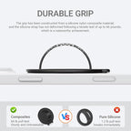 Grat 3 Upgraded Magnetic Phone Grip Stand, 360° Rotatable Silicone Strap Phone - Image 2