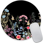 Floral Mouse Pad: Non-Slip Rubber Base & Comfortable Lycra Cloth by Armanza