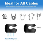 Wanheart Magnetic Cord Holders, Magnetic Cable Organizer - Image 2