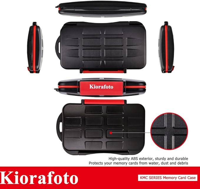 Kiorafoto 28 Slots : 16 TF + 8 SD + 4 CF Memory Card Holder Case Storage - Image 8