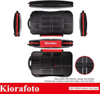 Kiorafoto 28 Slots : 16 TF + 8 SD + 4 CF Memory Card Holder Case Storage - Image 8