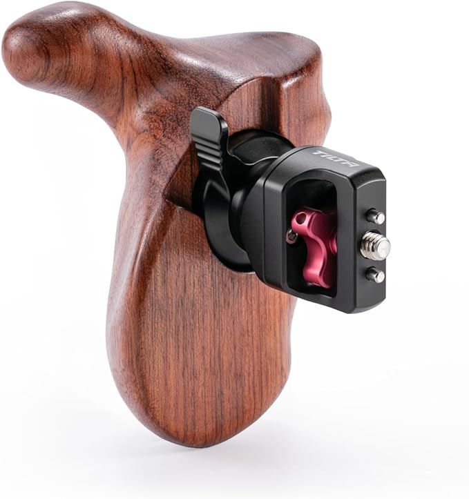 Tilta Advanced Left Side Wooden Handle | Black Walnut Wood & Aluminum Alloy by Tilta