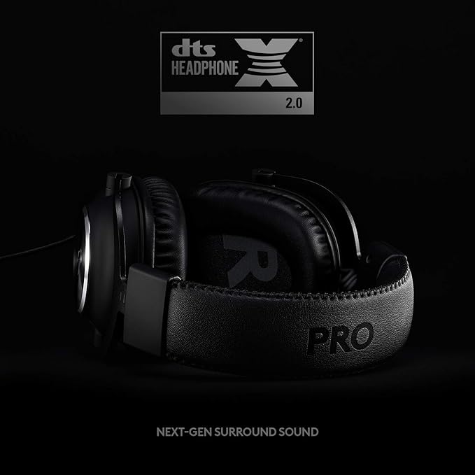 Logitech G Pro X Wired Gaming Headset: Blue VO!CE Detachable Boom Mic, DTS 7.1 - Image 3