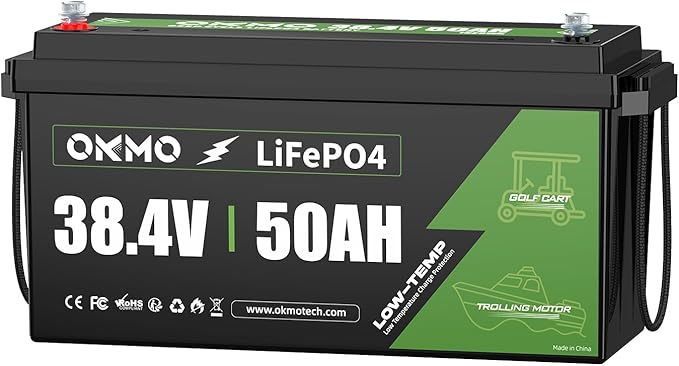 36V 50Ah LiFePO4 Lithium Battery by OKMOBeYourHomePowerBackup