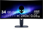 Alienware 34 240Hz QD-OLED Curved Gaming Monitor by Alienware