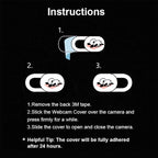 Laptop Camera Cover Slide 3 Pack Ultra Thin Slide Laptop Camera Cover - Image 6