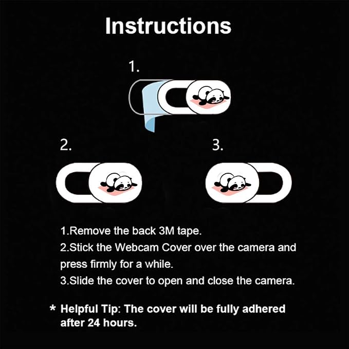 Laptop Camera Cover Slide 3 Pack Ultra Thin Slide Laptop Camera Cover - Image 6