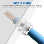 1" NPT Stainless Steel Waterproof Cable Gland, IP68 Waterproof Adjustable Cable - Image 6