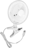 JOEY'Z 6 INCH - 2 Speed - Adjustable Tilt, Whisper Quiet Operation Clip-On-Fan by JOEYZ