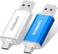 64GB 3.0 USB C Flash Drive, USB-A & Type-C OTG Thumb Stick, Dual Memory Sticks by SANKESU