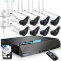 WEILAILIFE 【2-Way Audio】 Outdoor Wireless Security Camera System, Wireless DVR by WEILAILIFE