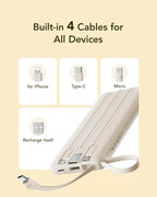 VRURC Portable Charger Power Bank, 10000mAh Travel Essentials Battery Pack - Image 3