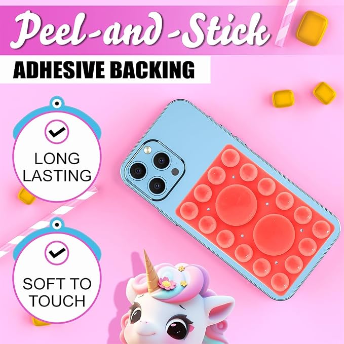 Silicone Suction Phone Holder Mount, Adhesive Accessory - Image 4