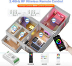 BTF-LIGHTING C05W RGBCCT PWM SMD FCOB 6PIN LED Strip 2.4GHz Tuya WiFi Group - Image 3