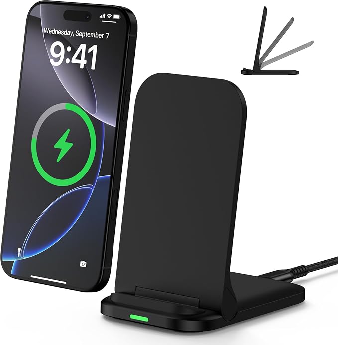 Wireless Fast Charger Stand Foldable Samsung Wireless Charger Fast Charging by REPIND