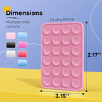 Silicone Phone Sticky Grip, Suction Phone Case Mount - Image 6